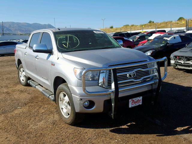 5TFHW5F13AX109379 - 2010 TOYOTA TUNDRA CRE SILVER photo 1