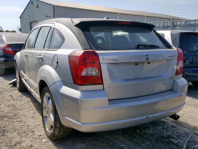 1B3HB48A99D119772 - 2009 DODGE CALIBER SX SILVER photo 3