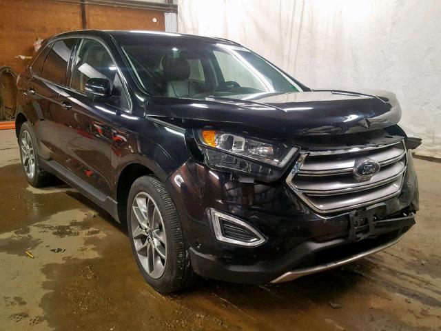 2FMPK4K89GBC23595 - 2016 FORD EDGE TITAN BLACK photo 1