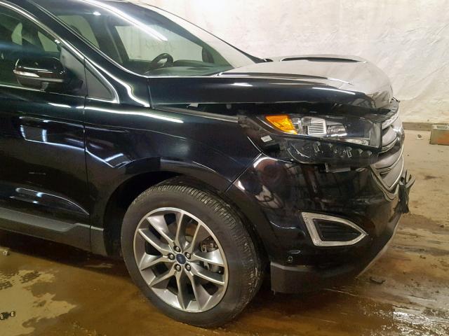 2FMPK4K89GBC23595 - 2016 FORD EDGE TITAN BLACK photo 9