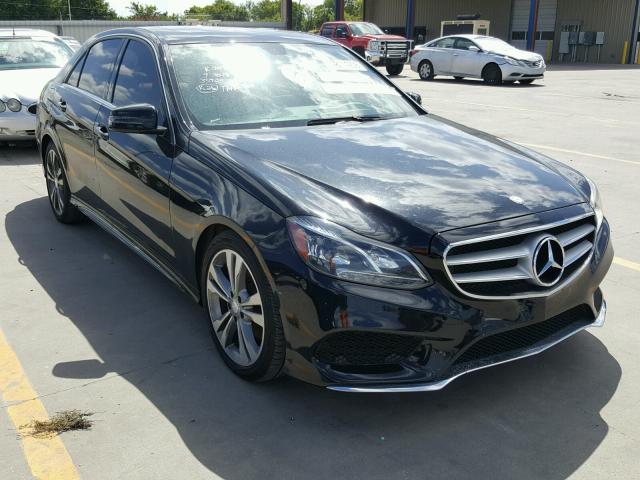 WDDHF5KB2EA969366 - 2014 MERCEDES-BENZ E 350 BLACK photo 1