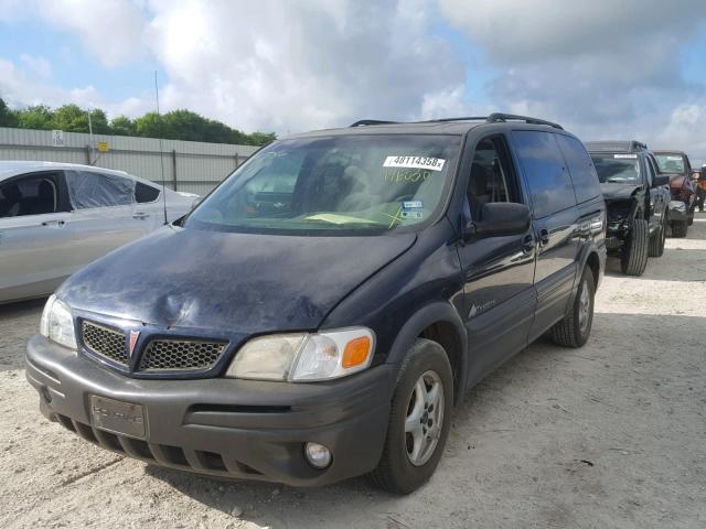 1GMDX03E33D196030 - 2003 PONTIAC MONTANA BLUE photo 2