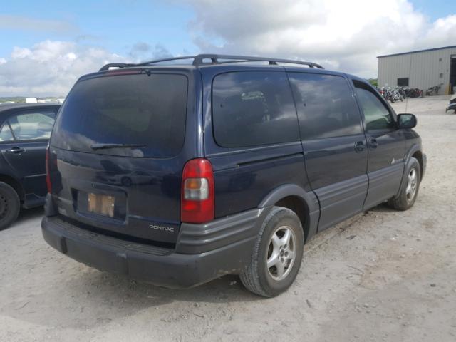 1GMDX03E33D196030 - 2003 PONTIAC MONTANA BLUE photo 4