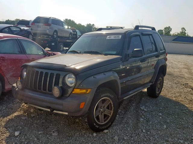 1J4GL38K45W724270 - 2005 JEEP LIBERTY RE GREEN photo 2