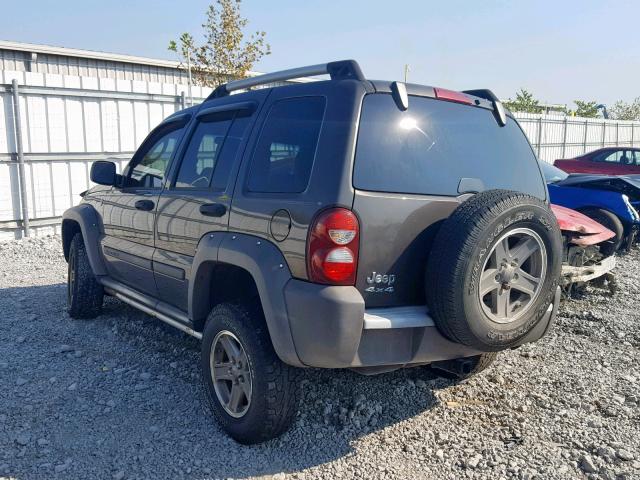 1J4GL38K45W724270 - 2005 JEEP LIBERTY RE GREEN photo 3