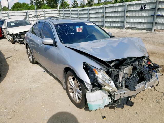 JN1CV6AP2CM936599 - 2012 INFINITI G37 BASE SILVER photo 1