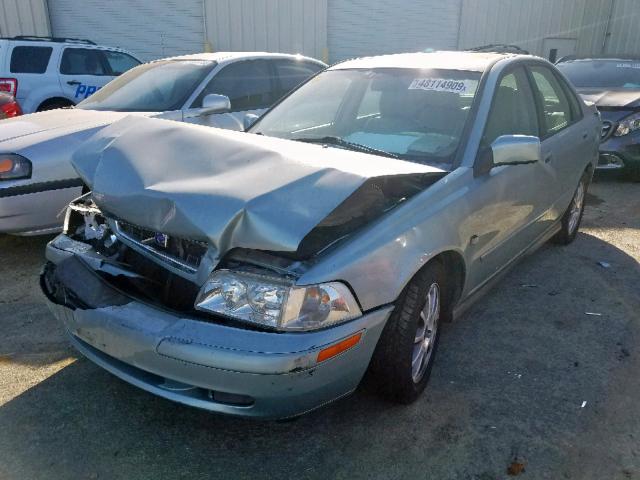 YV1VS27563F982125 - 2003 VOLVO S40 1.9T BLUE photo 2