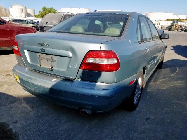 YV1VS27563F982125 - 2003 VOLVO S40 1.9T BLUE photo 4