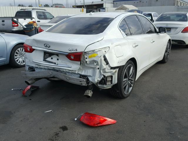 JN1BV7AP0FM337478 - 2015 INFINITI Q50 BASE WHITE photo 9