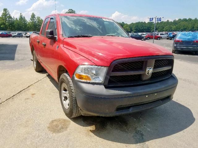 1C6RD7FP9CS315503 - 2012 DODGE RAM 1500 S RED photo 1