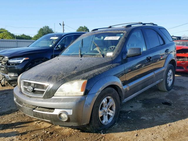 KNDJD733365647138 - 2006 KIA SORENTO EX BLUE photo 2