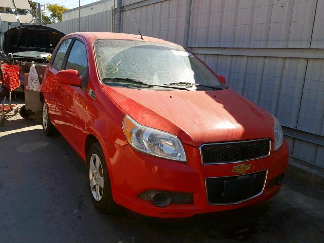 KL1TD6DE4BB150461 - 2011 CHEVROLET AVEO LS RED photo 1