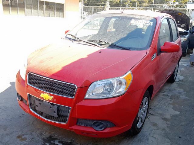 KL1TD6DE4BB150461 - 2011 CHEVROLET AVEO LS RED photo 2