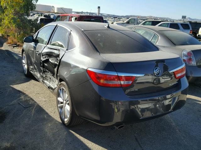 1G4PP5SK9E4143272 - 2014 BUICK VERANO GRAY photo 3