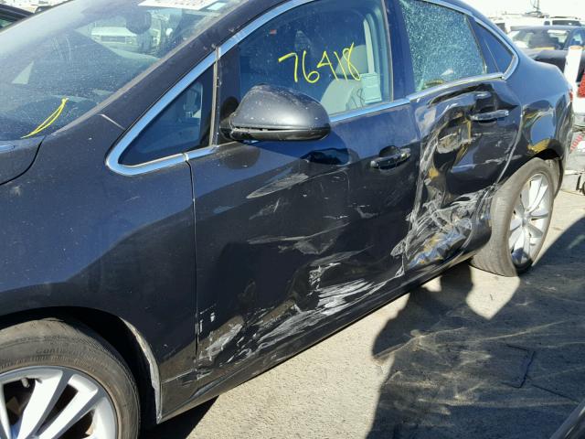 1G4PP5SK9E4143272 - 2014 BUICK VERANO GRAY photo 9