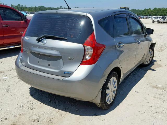 3N1CE2CP1FL384422 - 2015 NISSAN VERSA NOTE GRAY photo 4