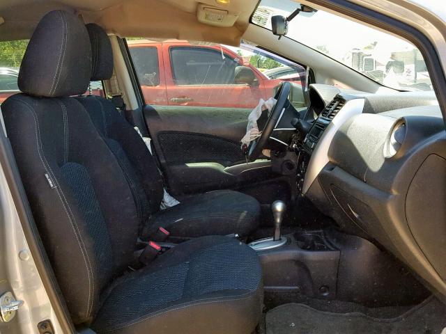 3N1CE2CP1FL384422 - 2015 NISSAN VERSA NOTE GRAY photo 5