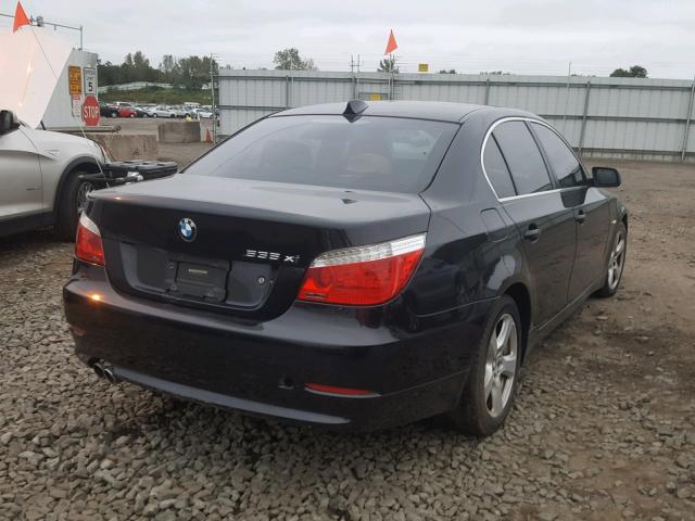 WBANV93558CZ63521 - 2008 BMW 535 XI BLACK photo 4