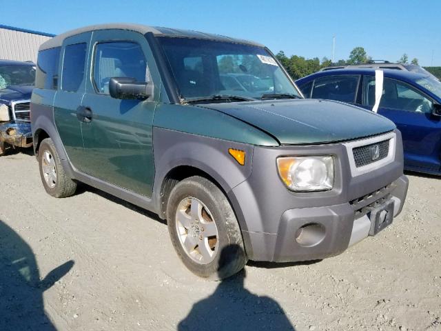 5J6YH28563L022363 - 2003 HONDA ELEMENT EX GREEN photo 1