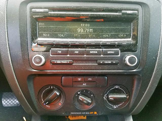 3VW2K7AJ7DM211103 - 2013 VOLKSWAGEN JETTA BASE 石墨色 照片 9