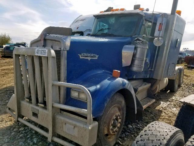 1XKWDB9X6WJ948839 - 1998 KENWORTH CONSTRUCTI BLUE photo 2