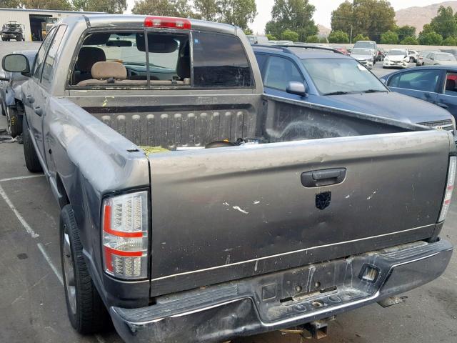 1D7HA18N95S115980 - 2005 DODGE RAM 1500 S GRAY photo 3