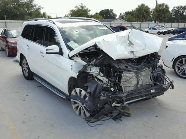 4JGDF6EE3HA860497 - 2017 MERCEDES-BENZ GLS 450 4M WHITE photo 1