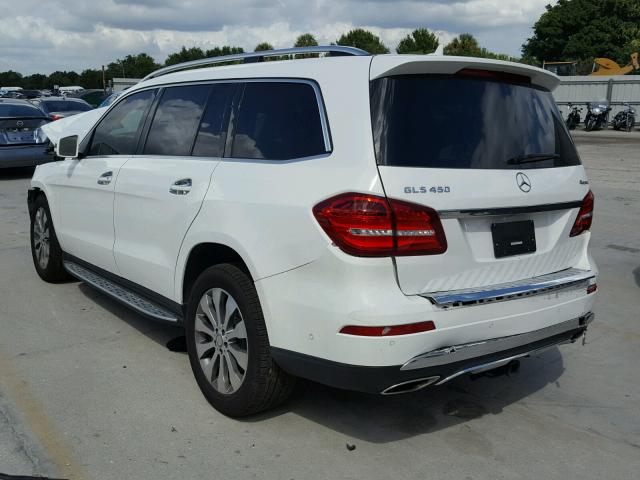 4JGDF6EE3HA860497 - 2017 MERCEDES-BENZ GLS 450 4M WHITE photo 3