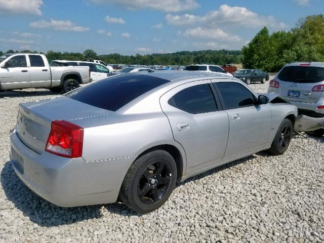 2B3KA33V29H622396 - 2009 DODGE CHARGER SX GRAY photo 4