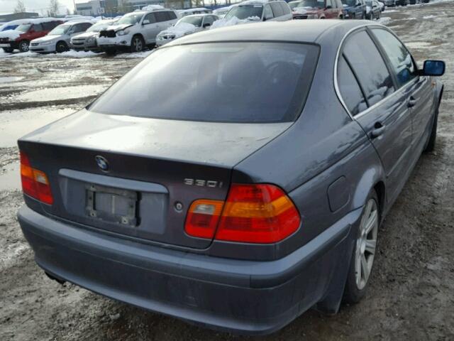 WBAEV53442KM00828 - 2002 BMW 330 I GRAY photo 4