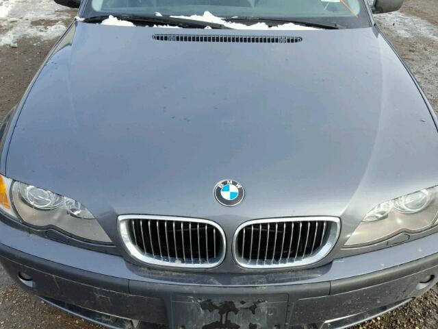 WBAEV53442KM00828 - 2002 BMW 330 I GRAY photo 7