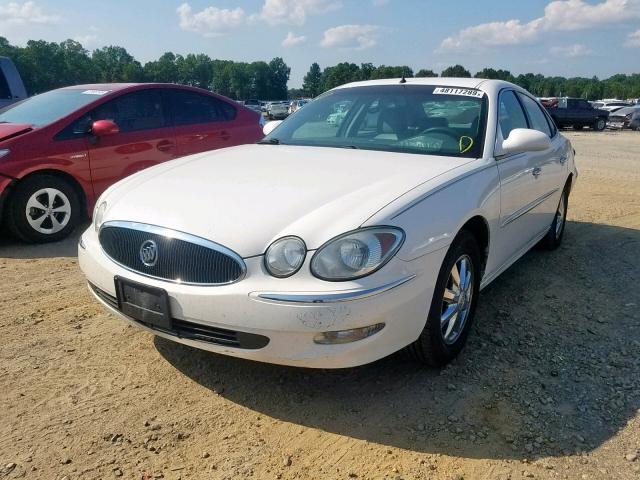 2G4WD532951279979 - 2005 BUICK LACROSSE C WHITE photo 2