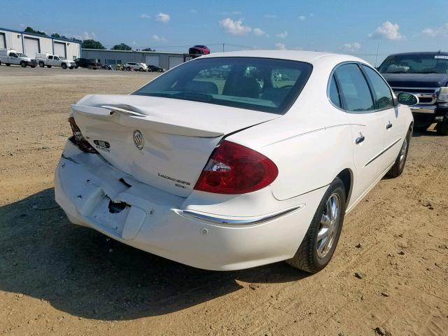 2G4WD532951279979 - 2005 BUICK LACROSSE C WHITE photo 4