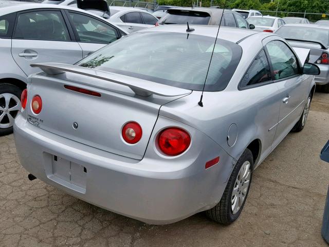 1G1AD1F55A7222391 - 2010 CHEVROLET COBALT 1LT SILVER photo 4