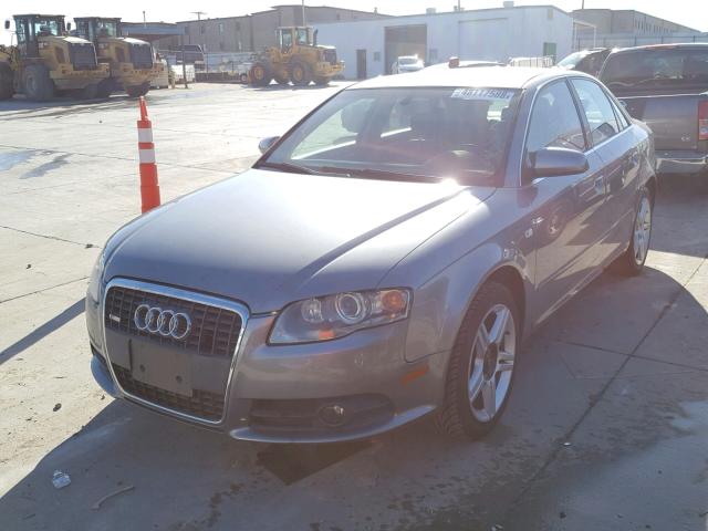 WAUAF78E68A059732 - 2008 AUDI A4 2.0T SILVER photo 2