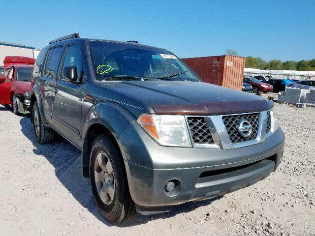 5N1AR18U57C640250 - 2007 NISSAN PATHFINDER GRAY photo 1