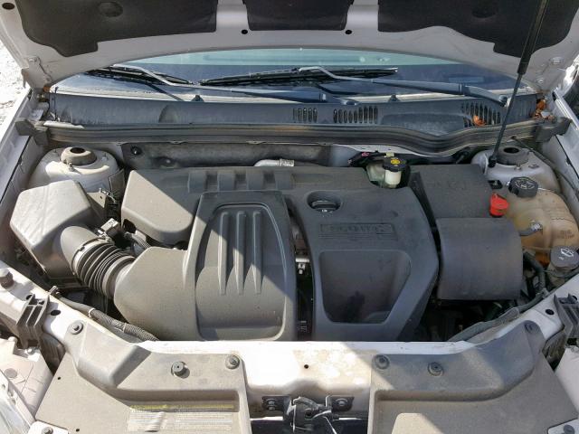 1G1AK58F287268144 - 2008 CHEVROLET COBALT SILVER photo 7