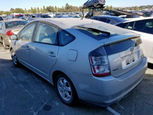 JTDKB20U340046381 - 2004 TOYOTA PRIUS SILVER photo 3