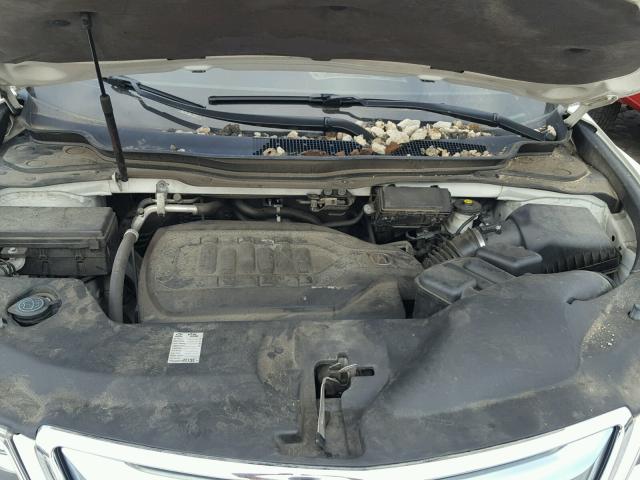 5FRYD4H85EB037190 - 2014 ACURA MDX ADVANC WHITE photo 7