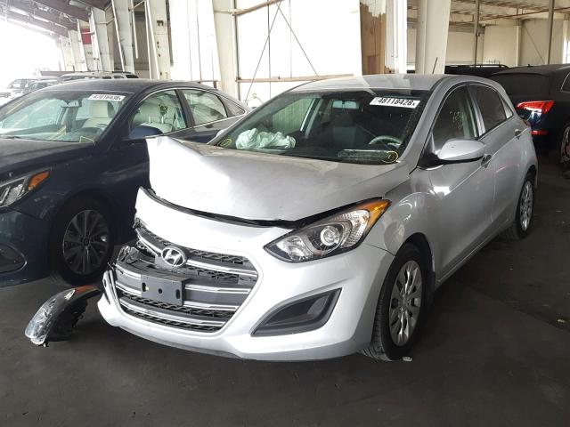 KMHD35LH5GU342386 - 2016 HYUNDAI ELANTRA GT SILVER photo 2