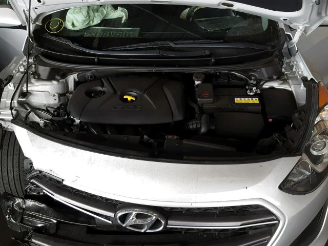 KMHD35LH5GU342386 - 2016 HYUNDAI ELANTRA GT SILVER photo 7