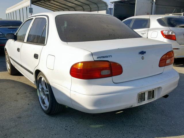 1Y1SK52852Z402352 - 2002 CHEVROLET GEO PRIZM 白色 照片 3