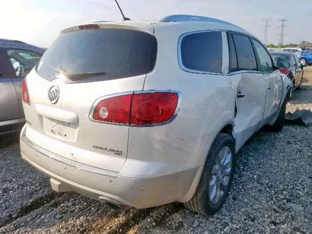 5GAKVDED3CJ160595 - 2012 BUICK ENCLAVE WHITE photo 4