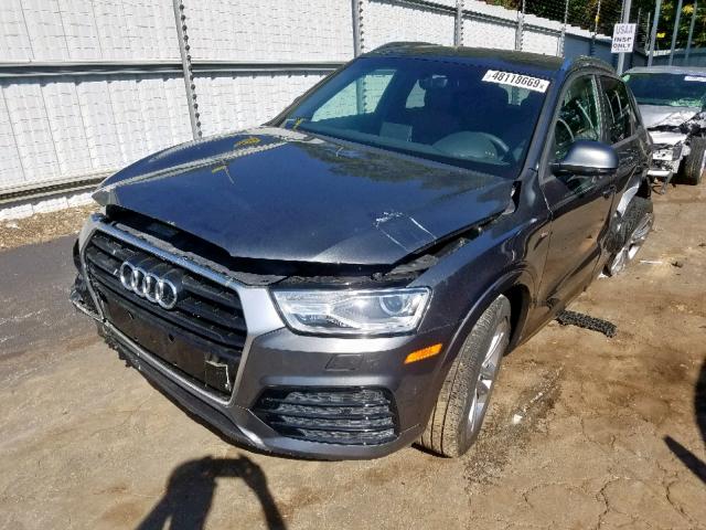 WA1BCCFS6JR009142 - 2018 AUDI Q3 PREMIUM GRAY photo 2