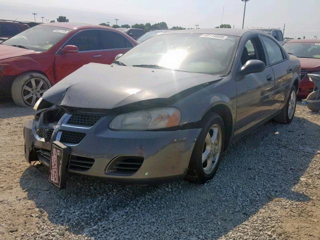 1B3EL46R25N647800 - 2005 DODGE STRATUS SX GRAY photo 2