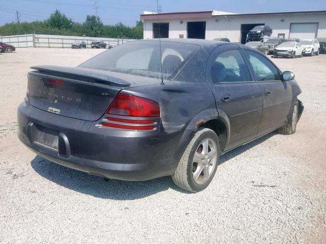 1B3EL46R25N647800 - 2005 DODGE STRATUS SX GRAY photo 4