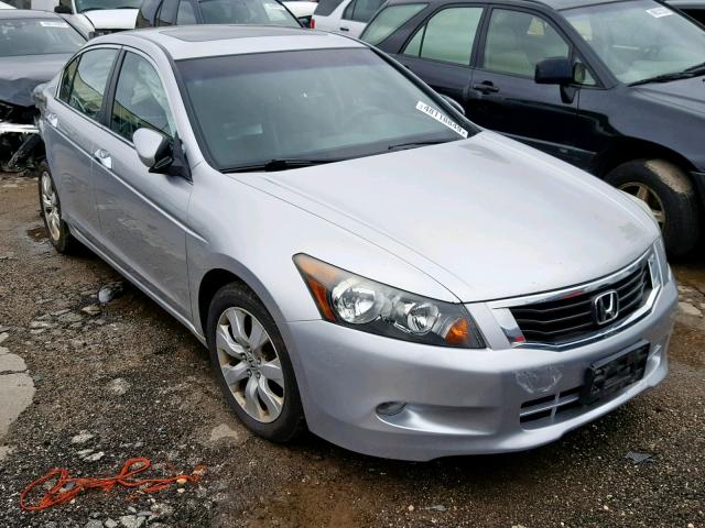 1HGCP36838A040099 - 2008 HONDA ACCORD EXL SILVER photo 1