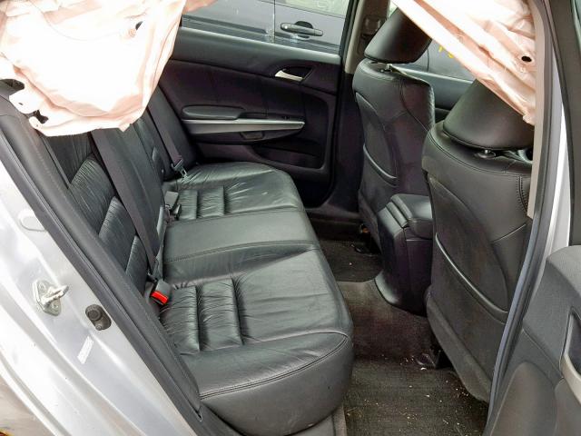 1HGCP36838A040099 - 2008 HONDA ACCORD EXL SILVER photo 6