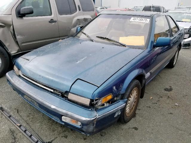 1HGCA6245KA066930 - 1989 HONDA ACCORD SEI BLUE photo 2