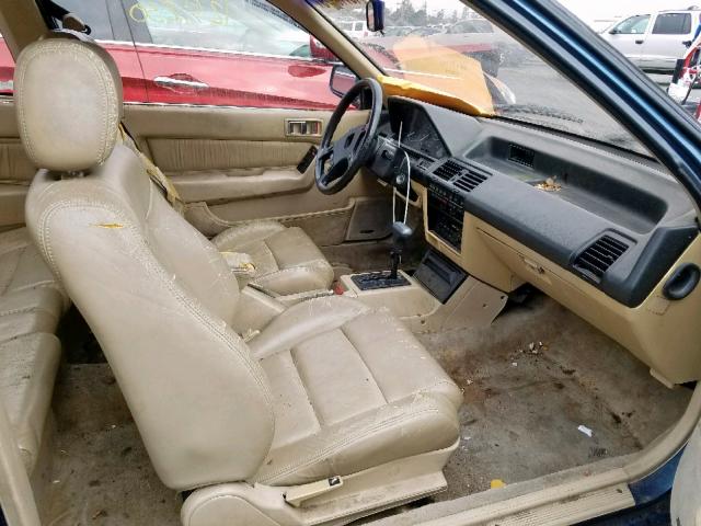 1HGCA6245KA066930 - 1989 HONDA ACCORD SEI BLUE photo 5